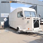 Food Cart Factory - Custom Retro BBQ Fiberglass Ice Cream Coffee Cart