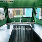 Food Van Factory - Custom United States Retro Stainless Steel Van