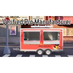 Food Trailer Factory - Custom Mobile Churros Dessert Kiosk Ice Cream