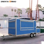 Food Truck Manufacturer - Custom Galvanized Multifunctional Concession Trailer