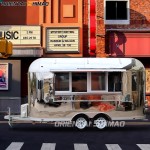 Food Trailer Factory - Custom Small Stainless Steel BBQ Kitchen Trailer