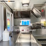 Food Truck Factory - Wholesale Custom 4m Deep Fryer Kitchen Trailer