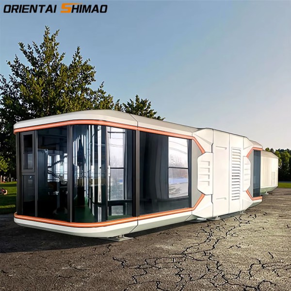 Container Home Factory - Custom Golden House 4 Bedroom Eco-Friendly