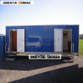 Toilet Trailer Factory - Custom Europe Standard 13ft Portable Restroom