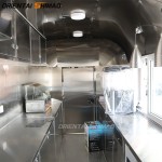 Food Trailer Factory - Custom Small Stainless Steel BBQ Kitchen Trailer
