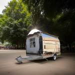 Food Truck Factory - Custom Corn Vegetable Fry Ice Cream Roll Cart
