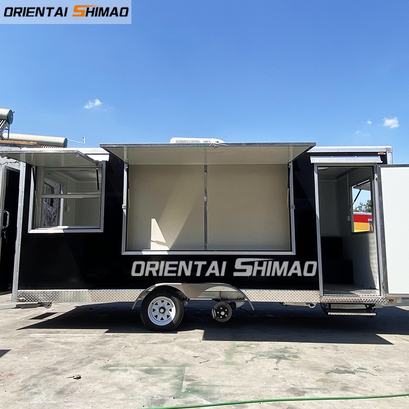 Food Cart Factory - Custom Deep Fryer Pizza Coffee Ice Cream Trailer