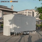 Food Cart Factory - Custom Fiberglass Shell Logo Mobile Food Trailer