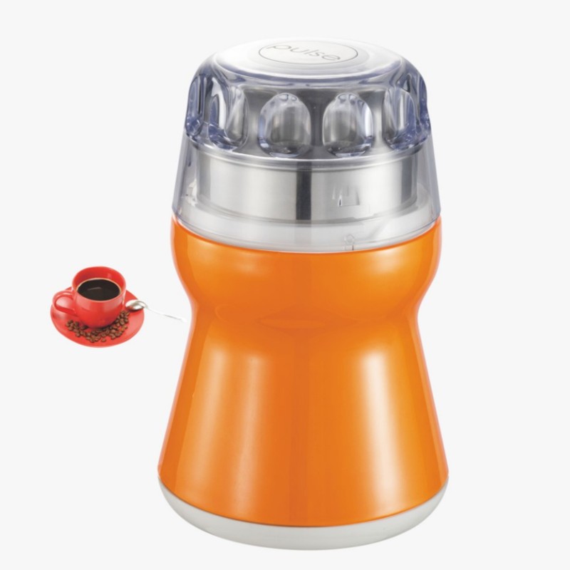 Semi-manual portable electric coffee bean grinder