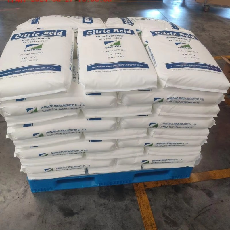 Factory Price 25kg Package Citric Acid Anhydrous 30-100 Mesh