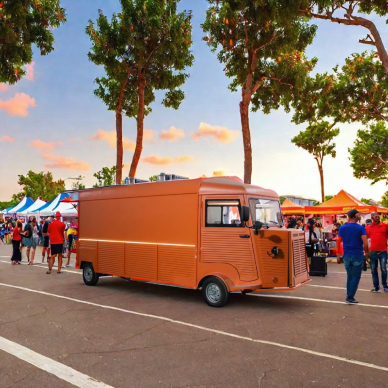 Mobile Kitchen Factory - New Driveable Bbq Churros Cart