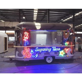 Fast Food Trailer Manufacturer - Restaurant Use Bbq Pizza Coffee