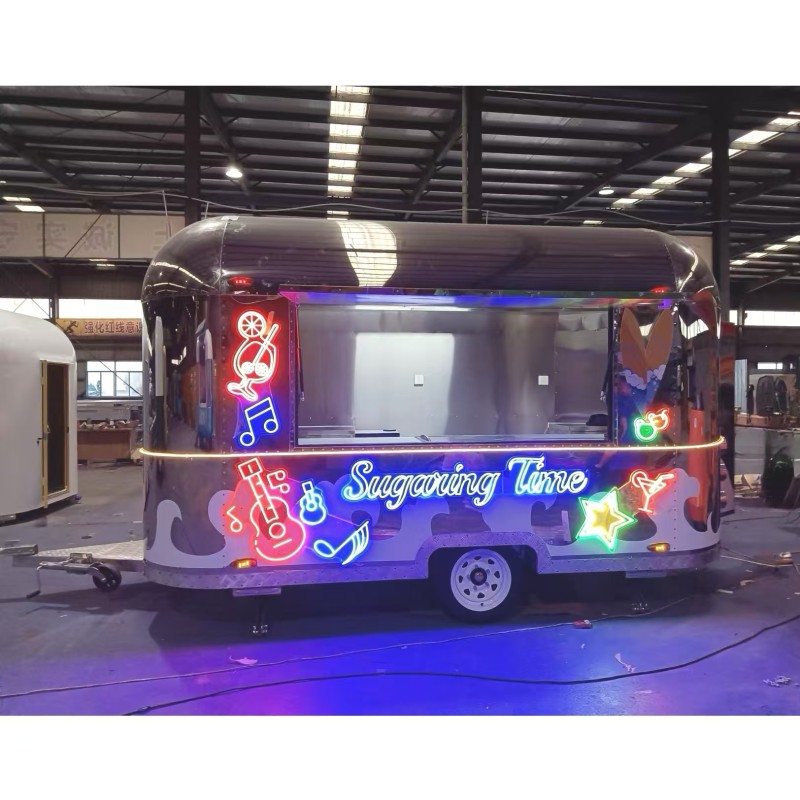 Fast Food Trailer Manufacturer - Restaurant Use Bbq Pizza Coffee