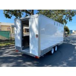 Food Truck Factory - 12ft Customized Hot Dog Cart USA