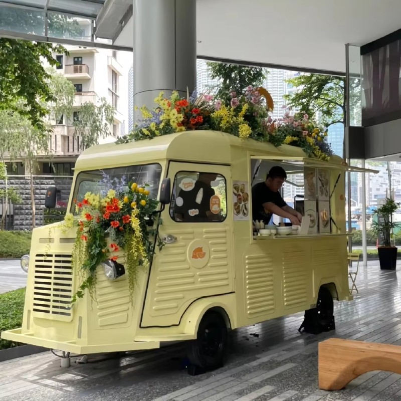 Beer Cart Supplier - Orange Coffee Catering Mobile Bar