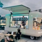 Fast Food Truck Factory - Mobile Semi Trailer Aluminum Coffee Cart