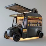 Food Cart Factory - Red Cart Beverages Pizza Hot Dog