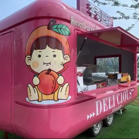 Mobile Bar Factory - New Ice Cream Push Cart Coffee Trailer