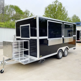 Food Trailer Manufacturer - 14ft Taco Pizza Ice Cream Bbq Truck
