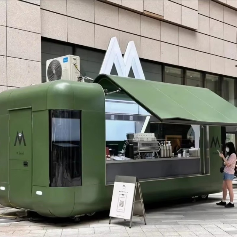 Mobile Kiosk Factory - New Hamburger Deep Fryer Bbq Vending