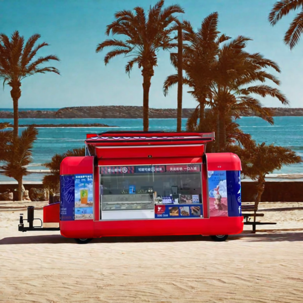 Food Trailer Manufacturer - Customized Bubble Tea Coffee Cart