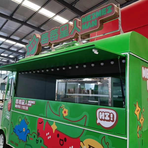 Mobile Kitchen Supplier - Multifunctional Big Wheel Snack Trailer