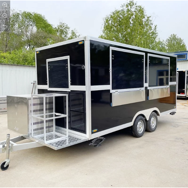 Food Trailer Supplier - Full Kitchen Bbq Container Mobile Bar