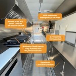 Food Van Factory - 16ft Commercial Concession Truck Full Kitchen