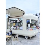 Fast Food Truck Factory - Mobile Semi Trailer Aluminum Coffee Cart