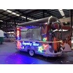 Fast Food Trailer Manufacturer - Restaurant Use Bbq Pizza Coffee