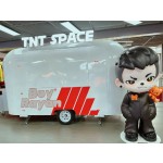 Churros Trailer Supplier - Remorque Food Truck Dubai Sale