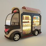 Food Cart Factory - Red Cart Beverages Pizza Hot Dog