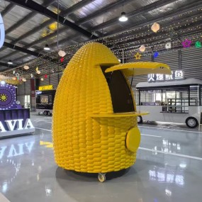 Mobile Cart Supplier - Portable Corn Shaped Ice Cream Kiosk