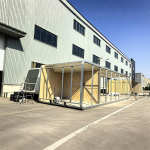 Outdoor House Manufacturer - 40Ft Customized Apple Cabin Office