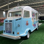 Food Trailer Factory - Pink Electric Modern Design Van Truck