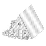 Wooden House Supplier - Detachable A Frame Log Cabin Kit