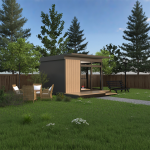 Movable House Factory - Modern Prefab Backyard Garden Shed