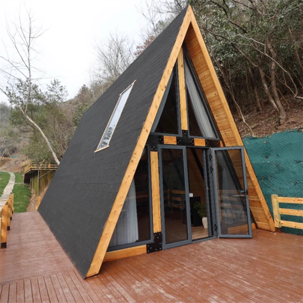 A Frame House Supplier - Prefab Wood Steel Glamping House