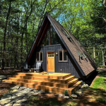 Wooden House Manufacturer - Waterproof A Frame Flat Pack Design