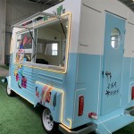 Food Trailer Factory - Pink Electric Modern Design Van Truck