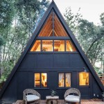 Camping House Manufacturer - Steel Structure A Frame Wooden House