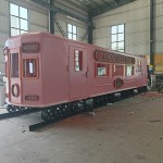 Food Truck Manufacturer - Pink Fully Equipped Prefab Food Trailer