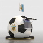 Coffee Kiosk Manufacturer - Football Shaped Mobile Coffee Stand