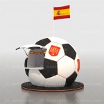 Coffee Kiosk Manufacturer - Football Shaped Mobile Coffee Stand