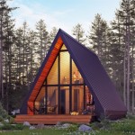 Camping House Manufacturer - Steel Structure A Frame Wooden House