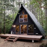 Camping House Manufacturer - Steel Structure A Frame Wooden House