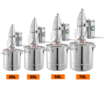 Alcohol Distiller Factory - Custom 70L Stainless Steel Moonshine Boiler