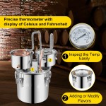 Alcohol Distiller Factory - Custom 3-8 Gal Water Alcohol Copper Still