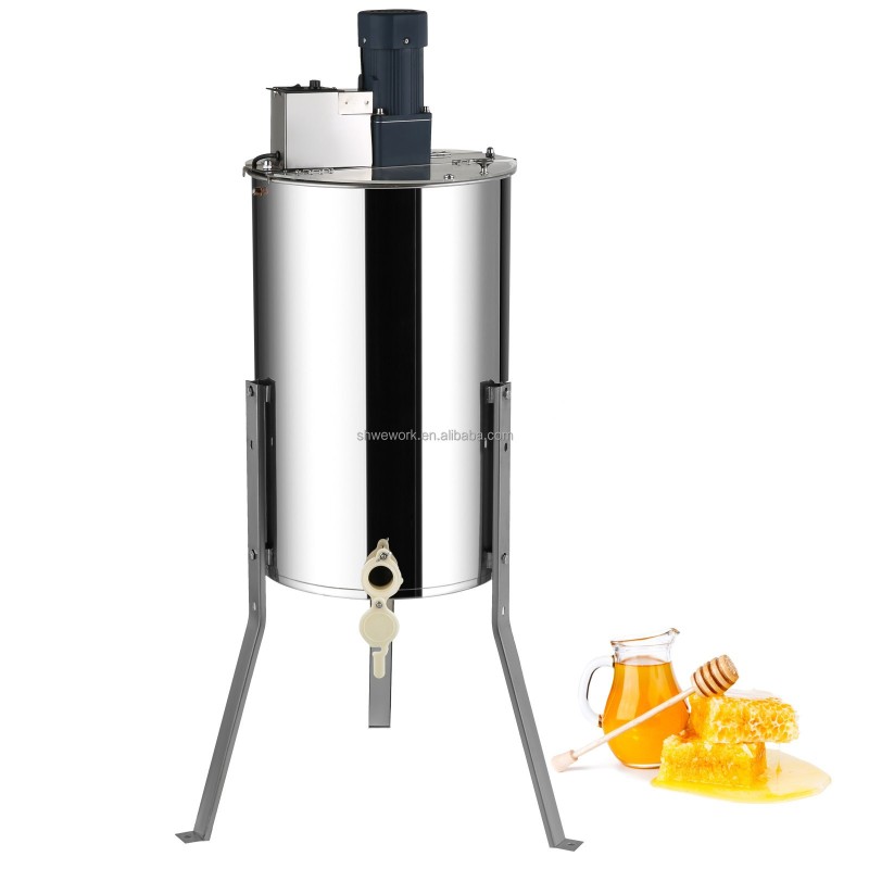 Honey Extractor Factory - Custom Electric 2-4 Frame Stainless Spinner