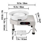 Pottery Wheel Factory - Custom 350W 25cm Electric Clay Foot Pedal